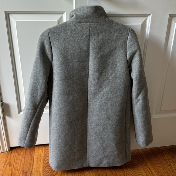 J.Crew Wool-Blend Gray Pea Coat - Picture 4 of 7